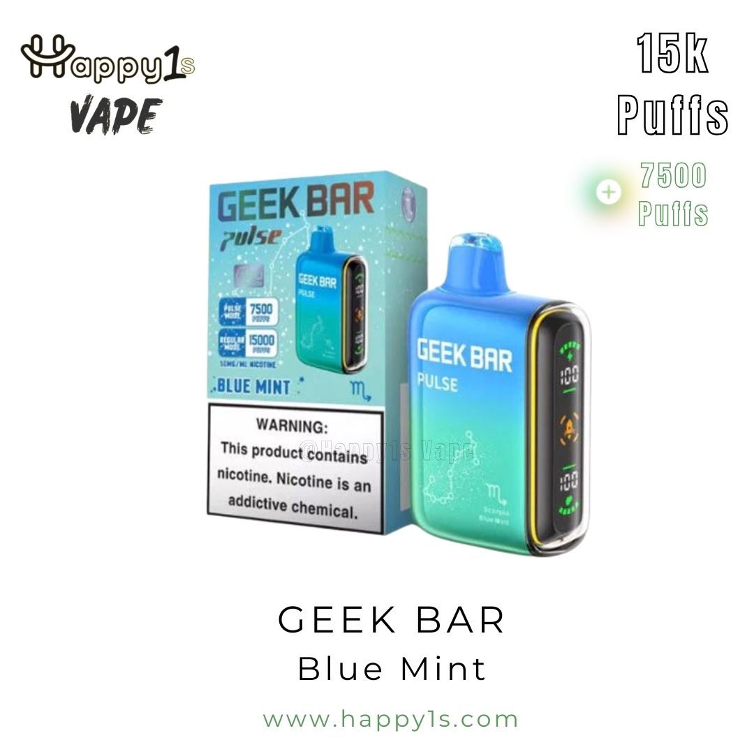 Geek Bar Blue Mint Packaging