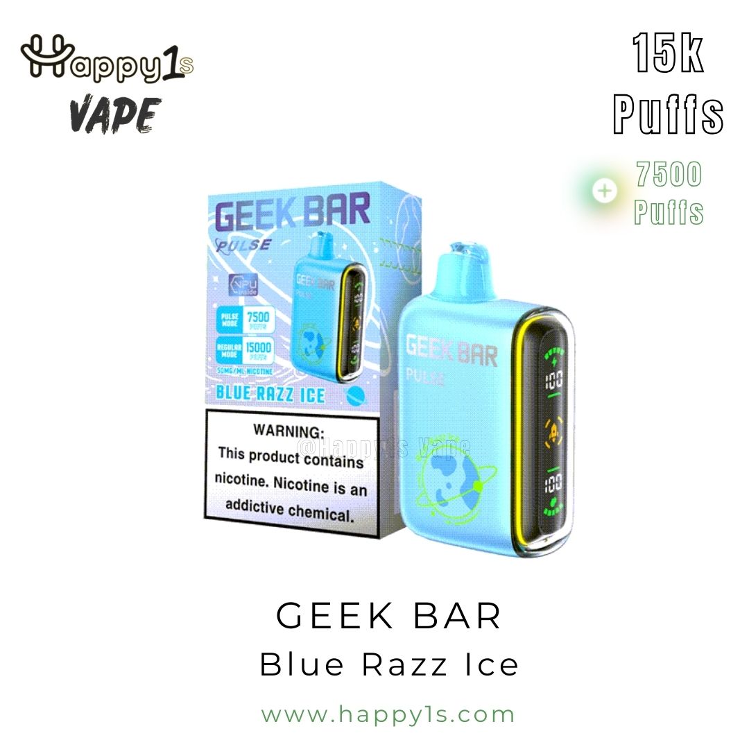 Geek Bar Blue Razz Ice  Packaging
