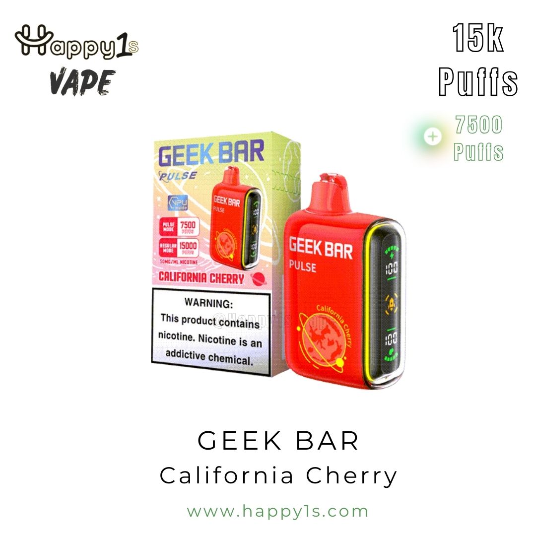 Geek Bar California Cherry Packaging
