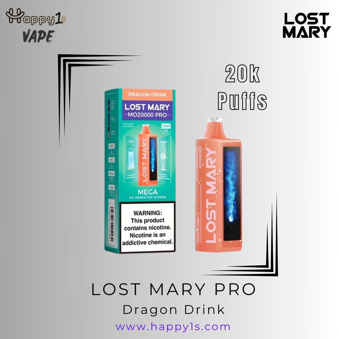 LOST MARY MT15000 TURBO - DRAGON DRINK