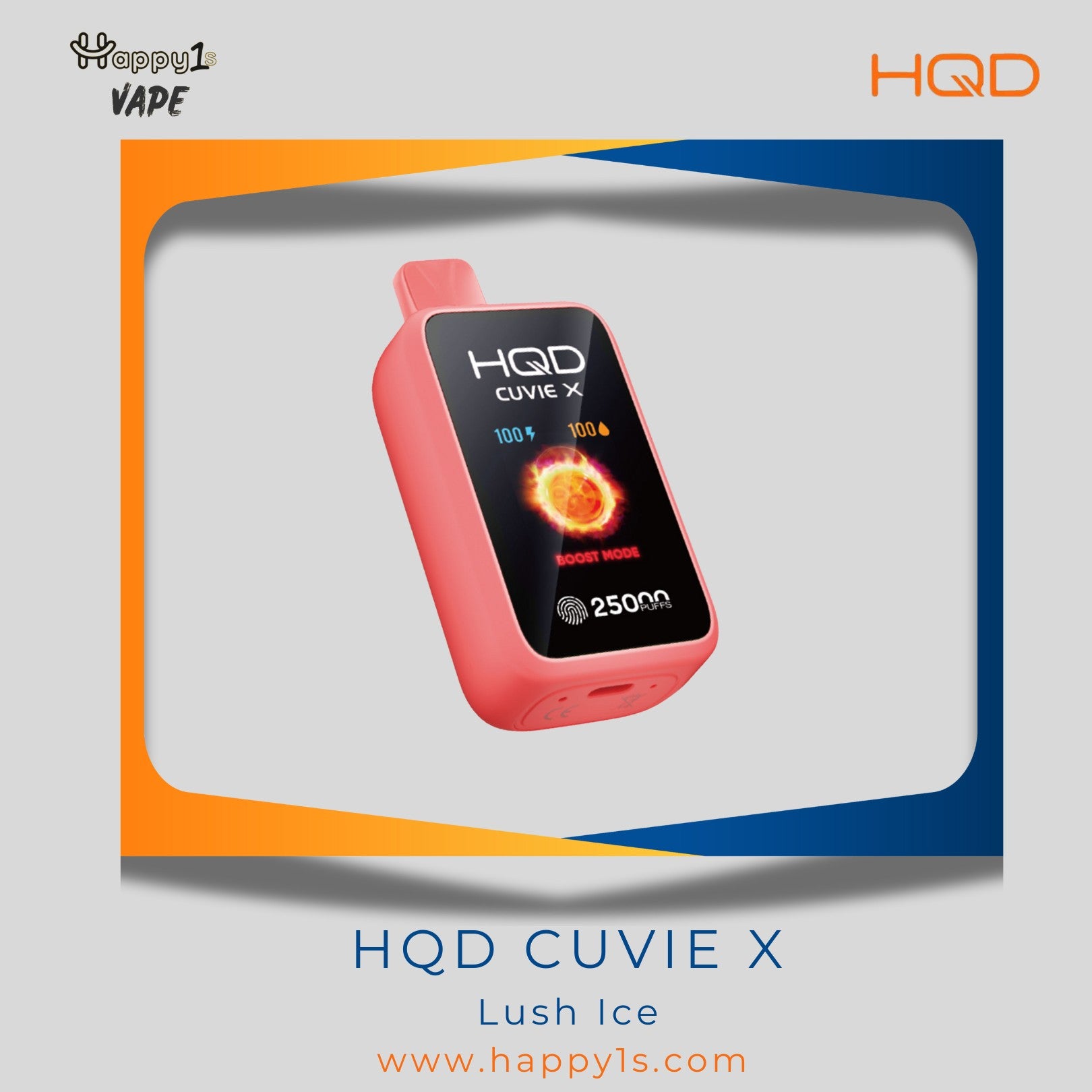 HQD Cuvie X 25000 - Lush Ice