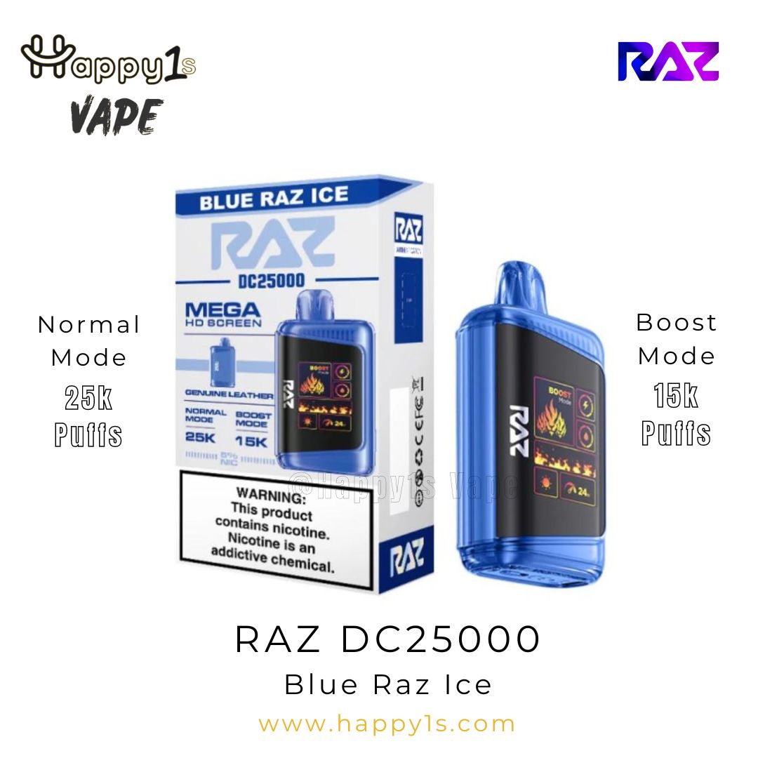 Blue Raz Ice Packaging