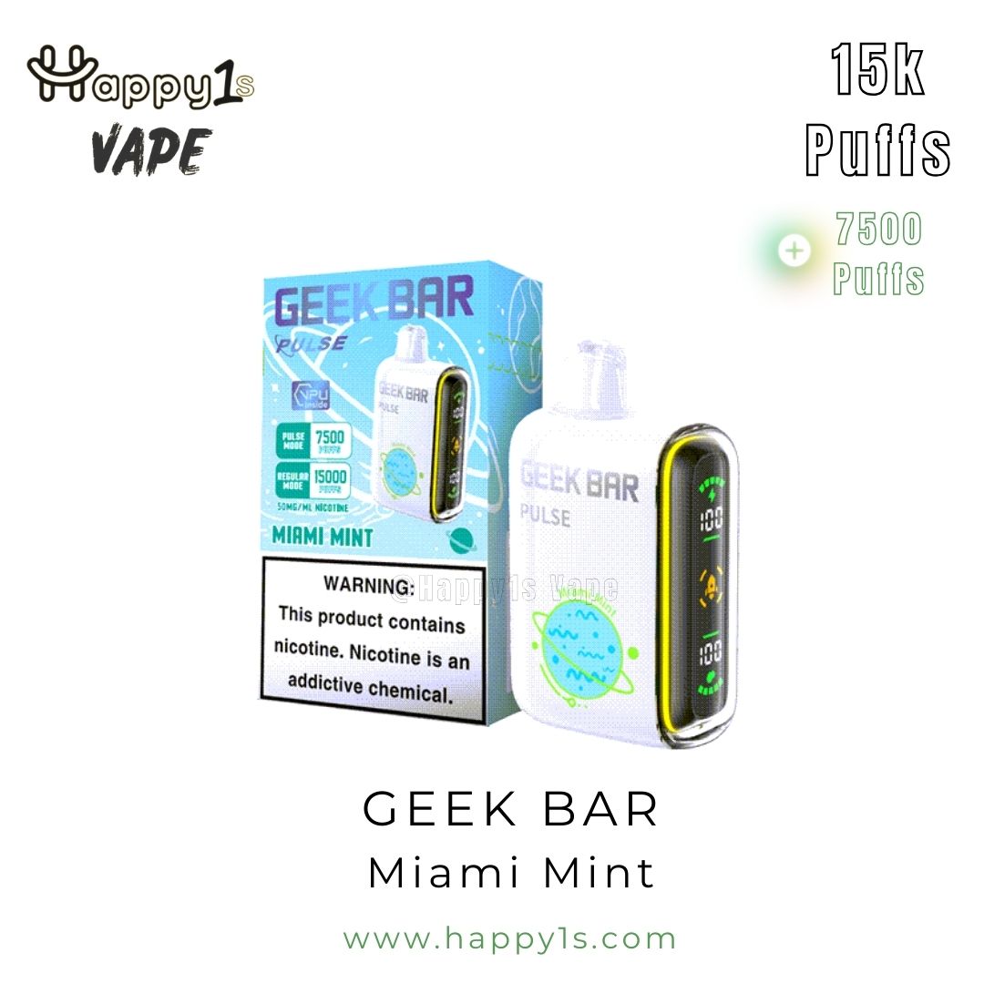 Geek Bar Miami Mint Packaging