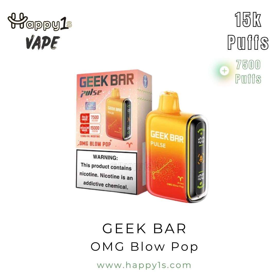 Geek Bar OMG Blow Pop Packaging