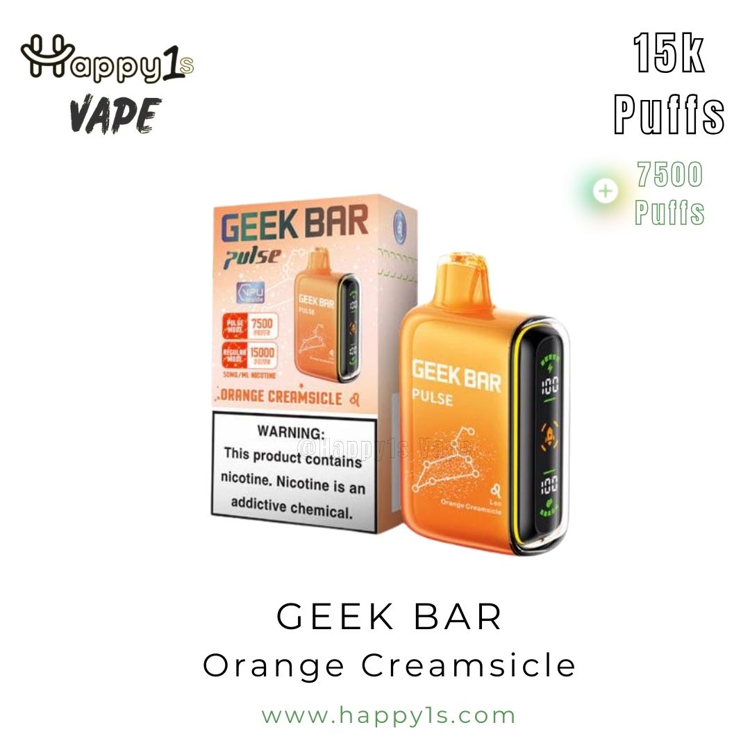 Geek Bar Orange Creamsicle Packaging