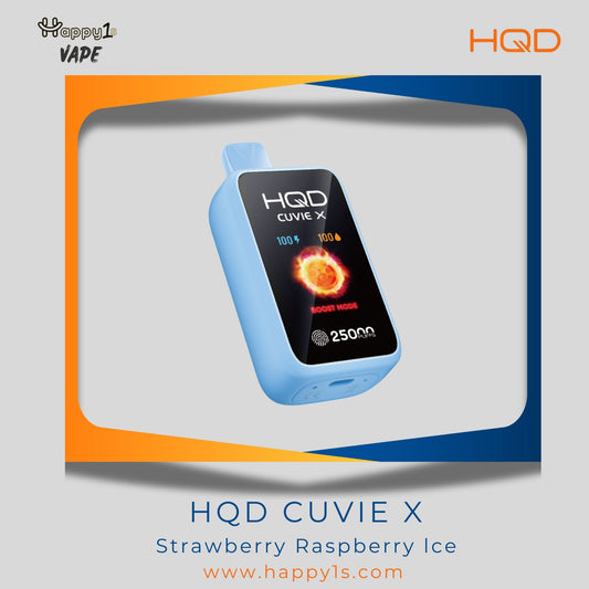 HQD Cuvie X 25000 - Strawberry Raspberry Ice
