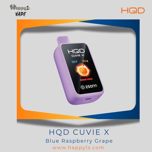 HQD Cuvie X 25000 - Blue Raspberry Grape