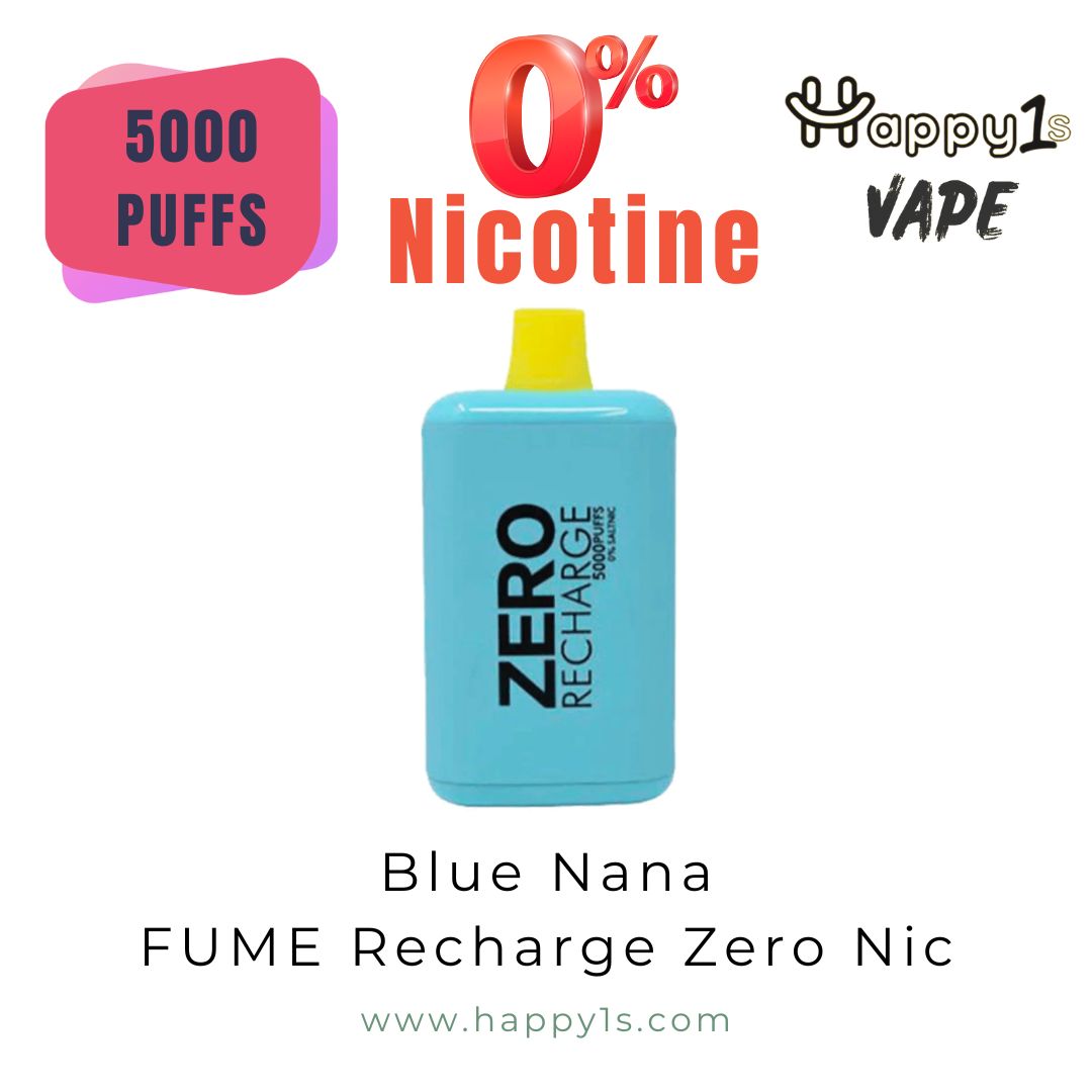 Blue Nana FUME Recharge Zero Nic