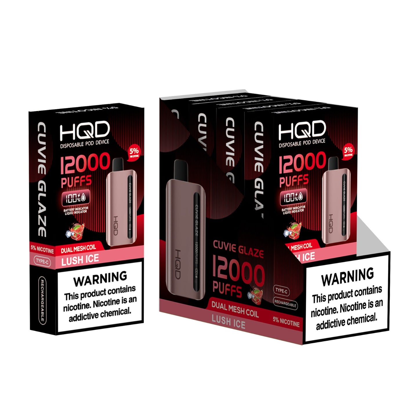 HQD Cuvie Glaze Lush Ice 12,000 Puffs