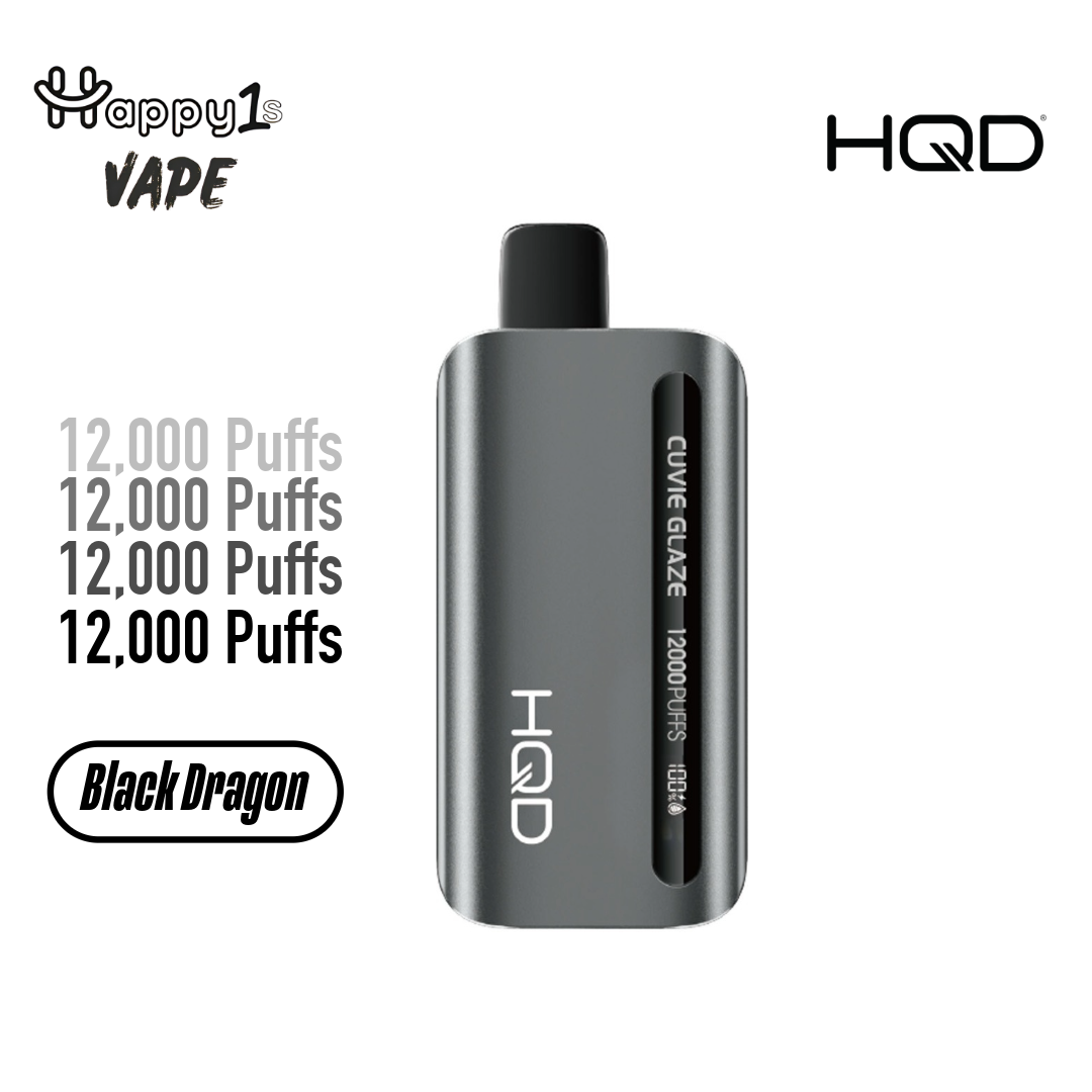 HQD Cuvie Glaze Black Dragon 12,000 Puffs