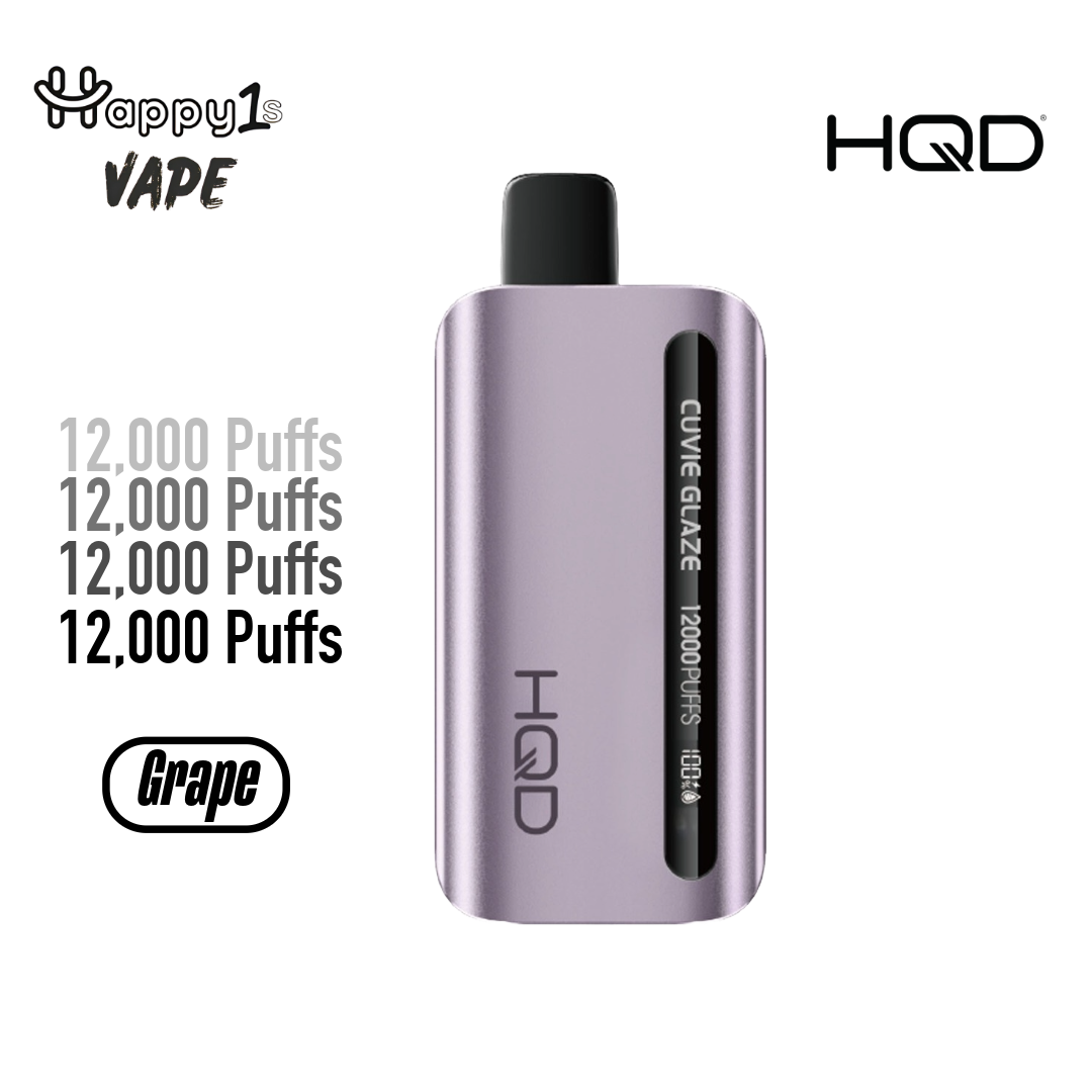HQD Cuvie Glaze Grape 12,000 Puffs