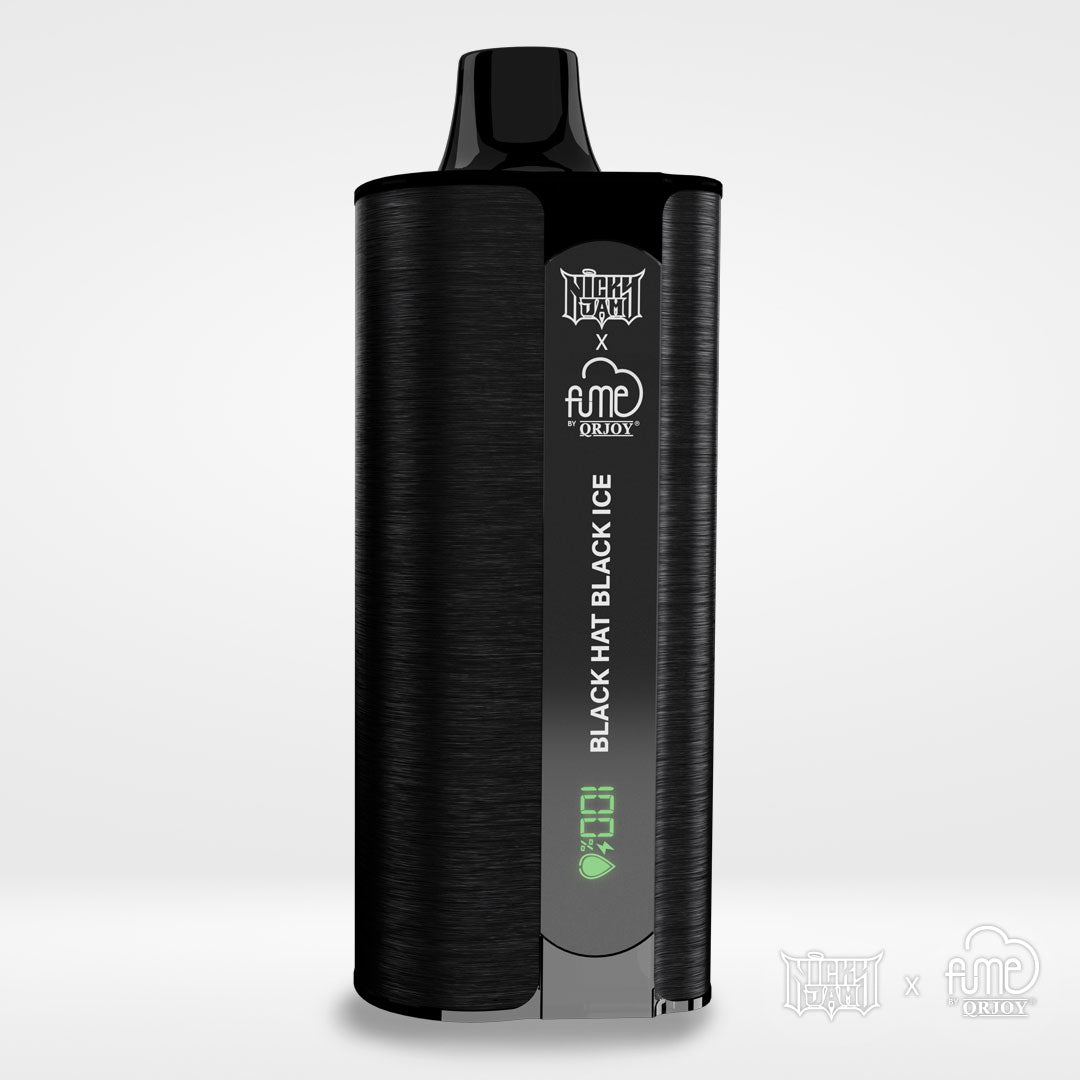 Nicky Jam x Fume NEW 10,000 PUFF - Black Hat Black Ice