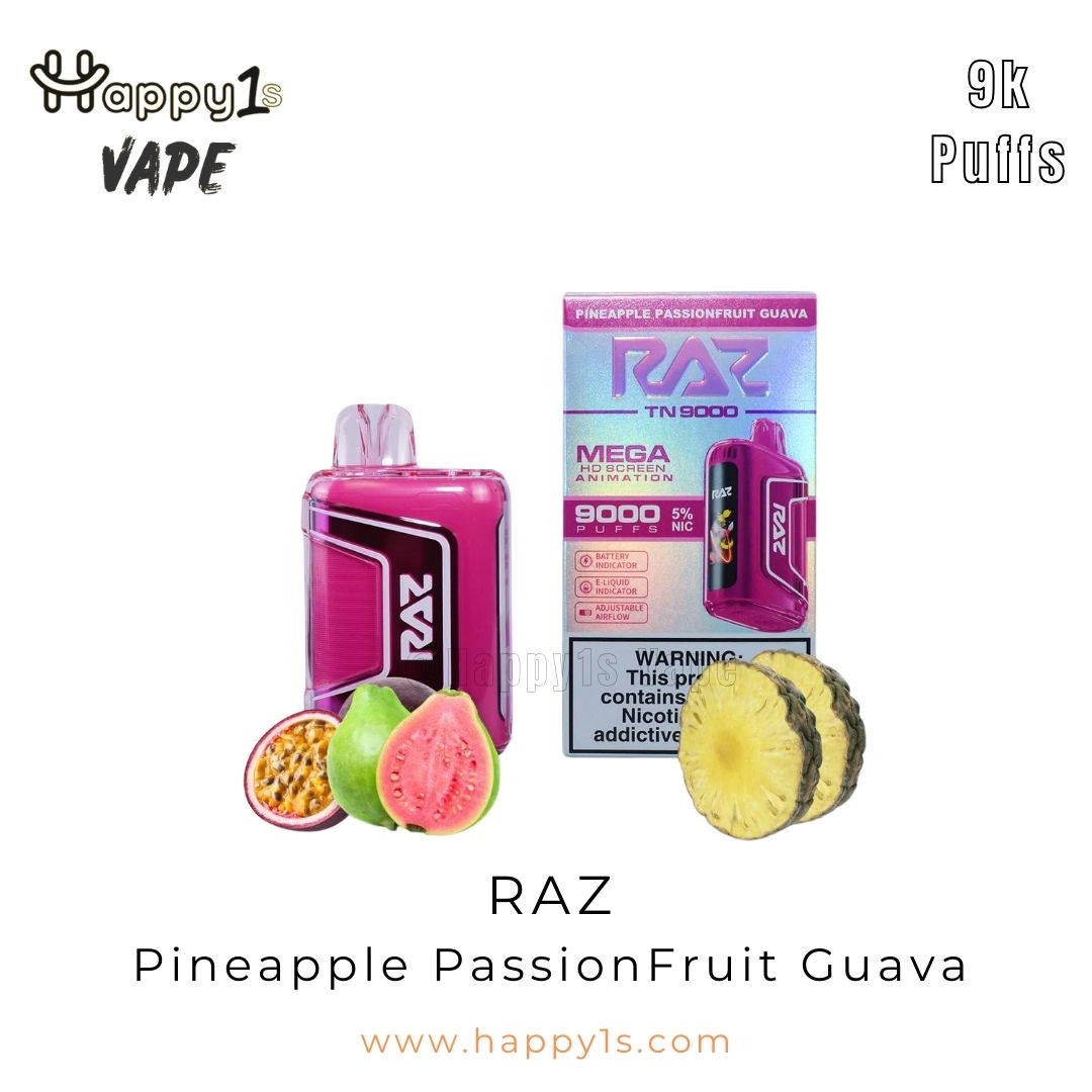 RAZ Pineapple PassionFruit Guava Packaging