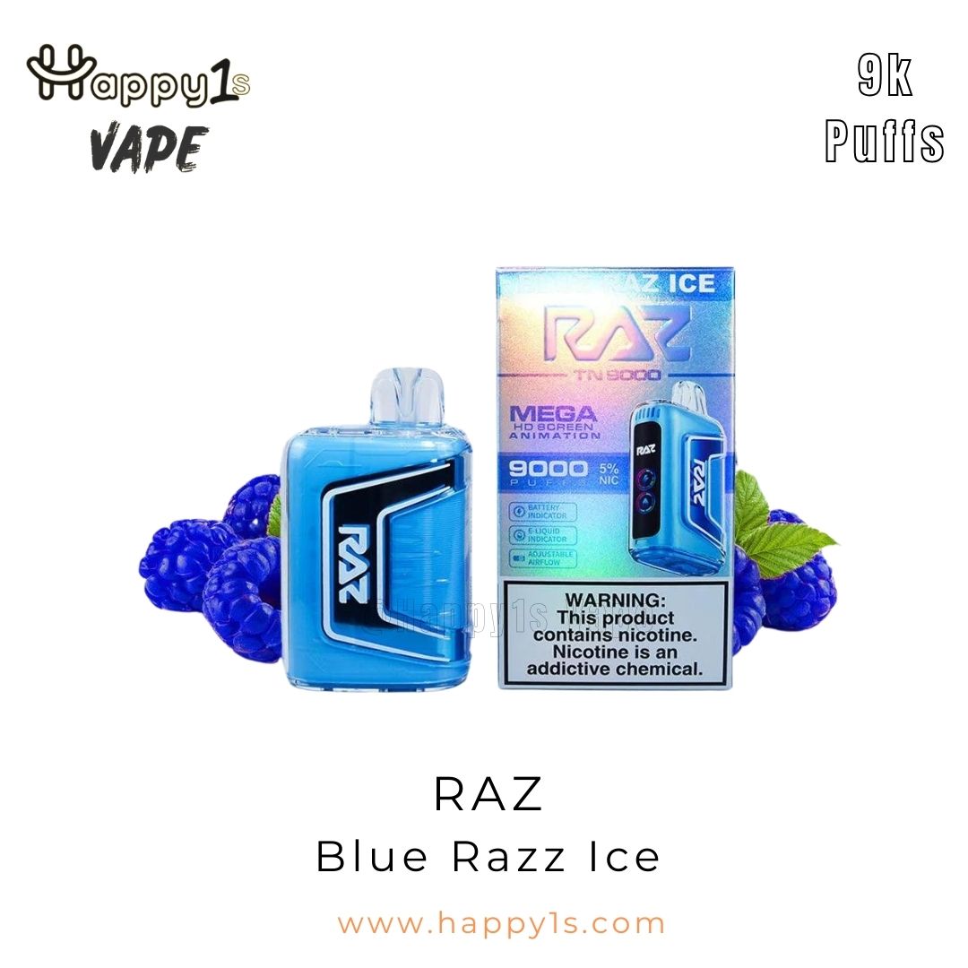 Raz Blue Razz Ice Packaging