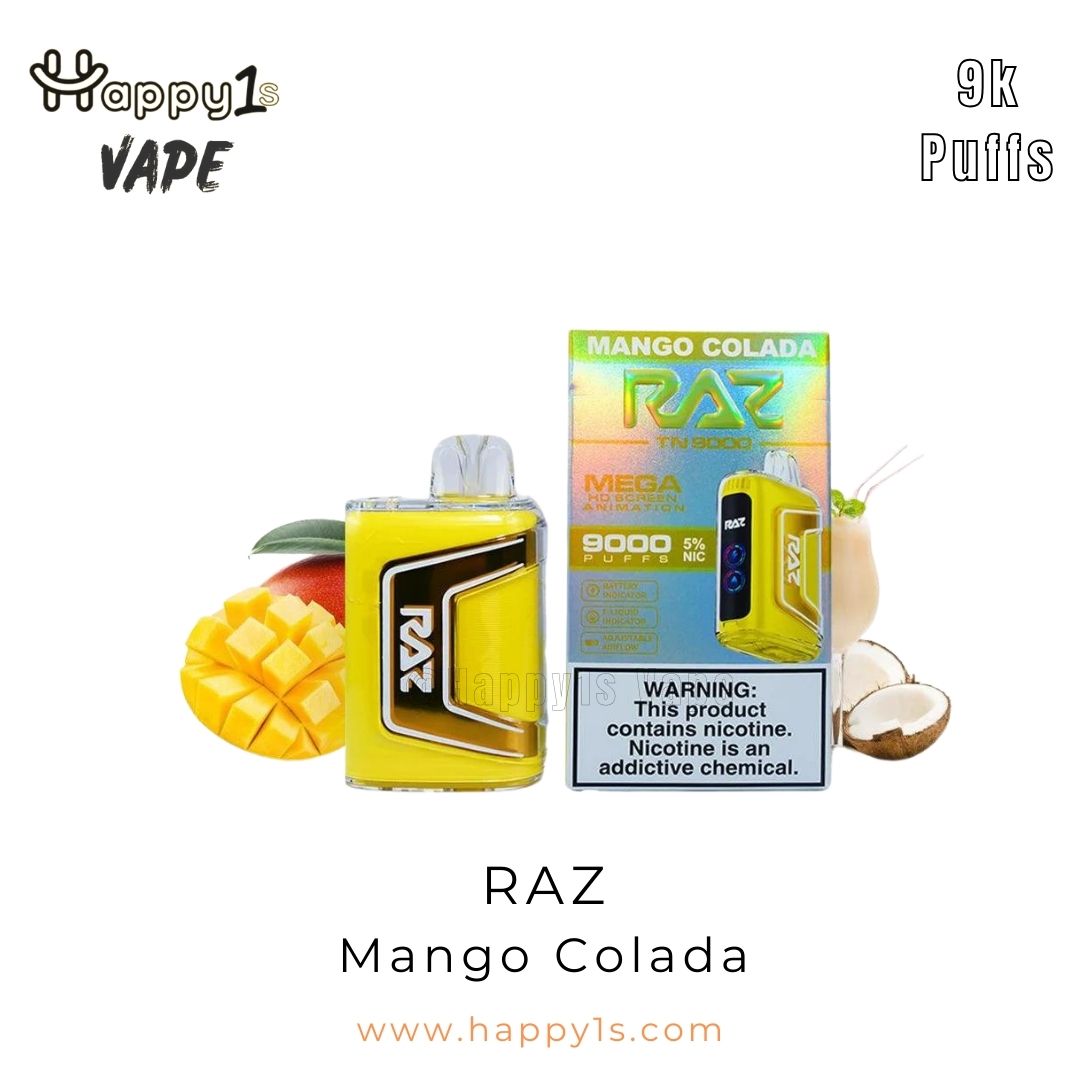 Raz Mango Colada Packaging