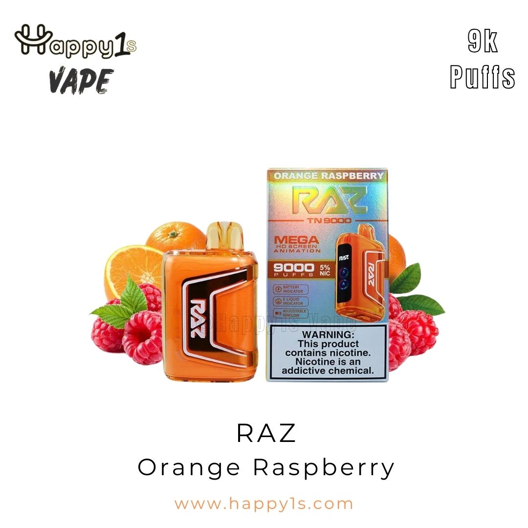 Raz Orange Raspberry Packaging