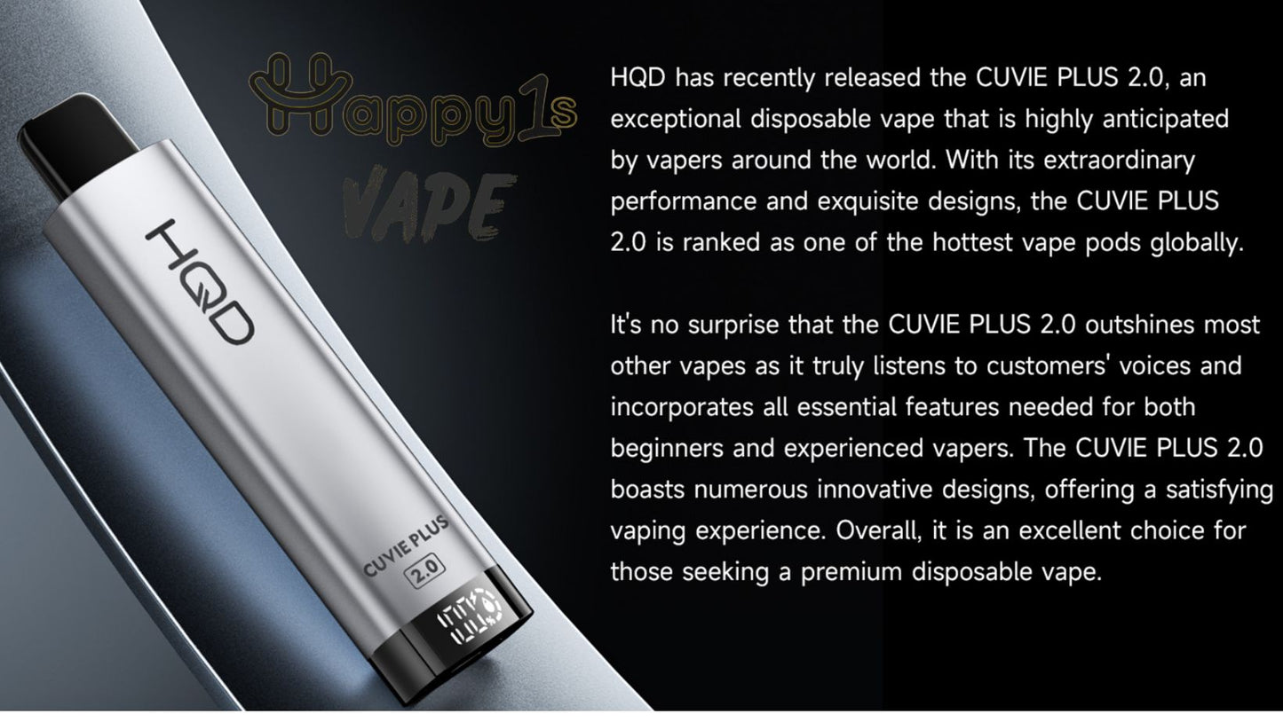 Cuvie Plus 2.0 NEW 9000 Puffs - Black Ice