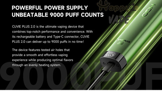 Cuvie Plus 2.0 NEW 9000 Puffs - Black Ice