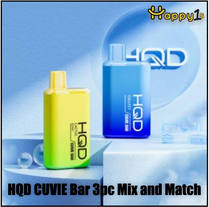 HQD CUVIE Bar 3pc Mix and Match - Happy Ones