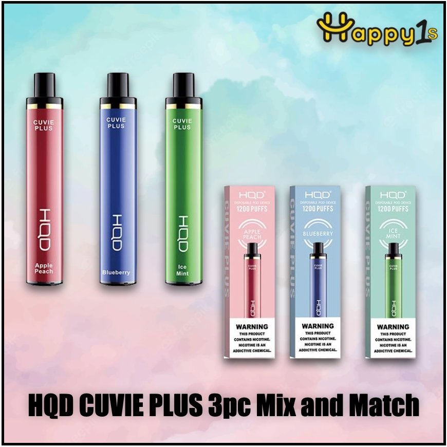 HQD CUVIE PLUS 3pc Mix and Match - Happy Ones