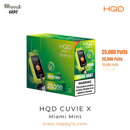 HQD Cuvie X 25000 - Miami Mint