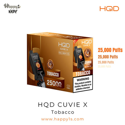 HQD Cuvie X 25000 - Tobacco