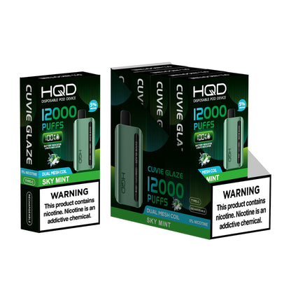 HQD Cuvie Glaze Sky Mint 12,000 Puffs