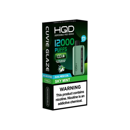 HQD Cuvie Glaze Sky Mint 12,000 Puffs