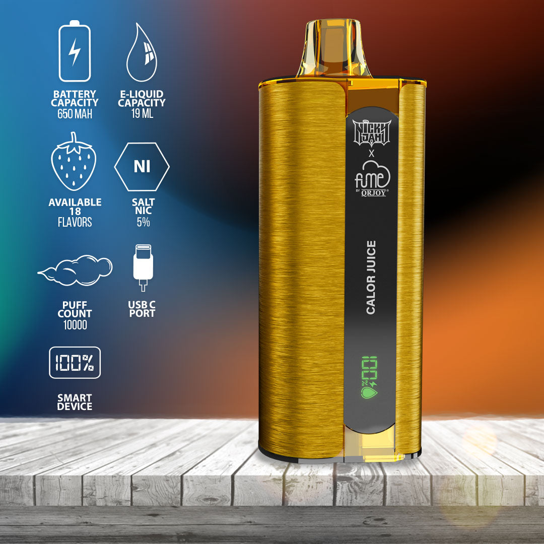 Nicky Jam x Fume NEW 10,000 PUFF - Calor Juice