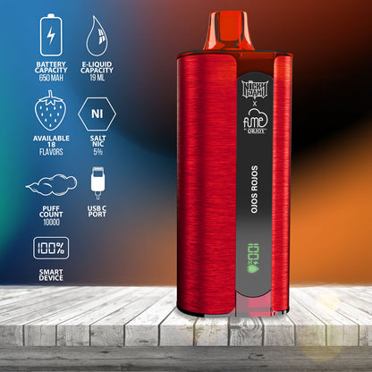 Nicky Jam x Fume NEW 10,000 PUFF - Ojos Rojos