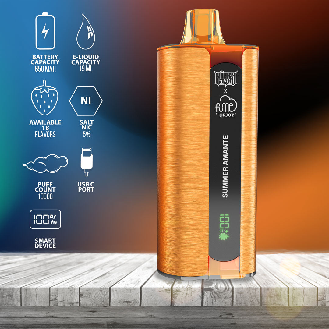 Nicky Jam x Fume NEW 10,000 PUFF - Summer Amanita