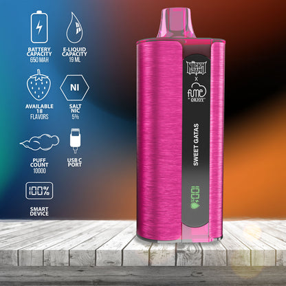 Nicky Jam x Fume NEW 10,000 PUFF - Sweet Gatas