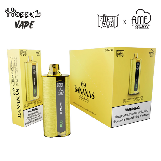 Nicky Jam x Fume NEW 10,000 PUFF - 69 Bananas