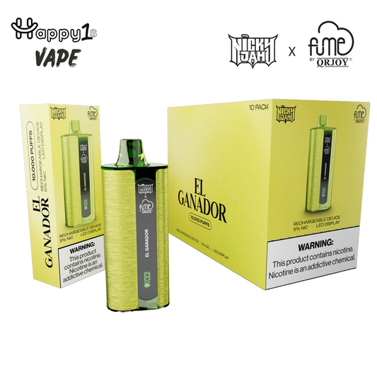 Nicky Jam x Fume NEW 10,000 PUFF - El Ganador