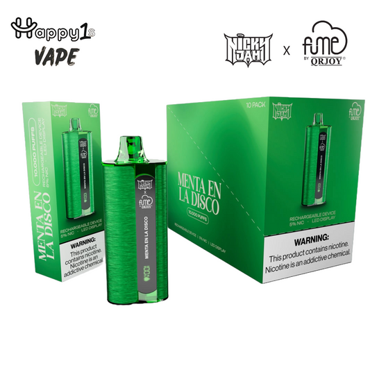 Nicky Jam x Fume NEW 10,000 PUFF - Menta En La Disco