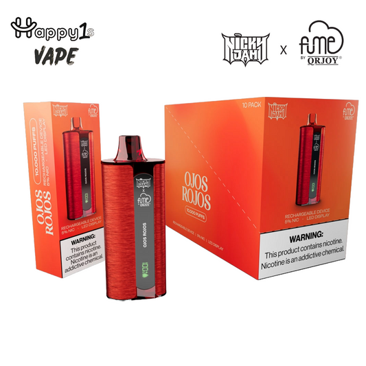 Nicky Jam x Fume NEW 10,000 PUFF - Ojos Rojos