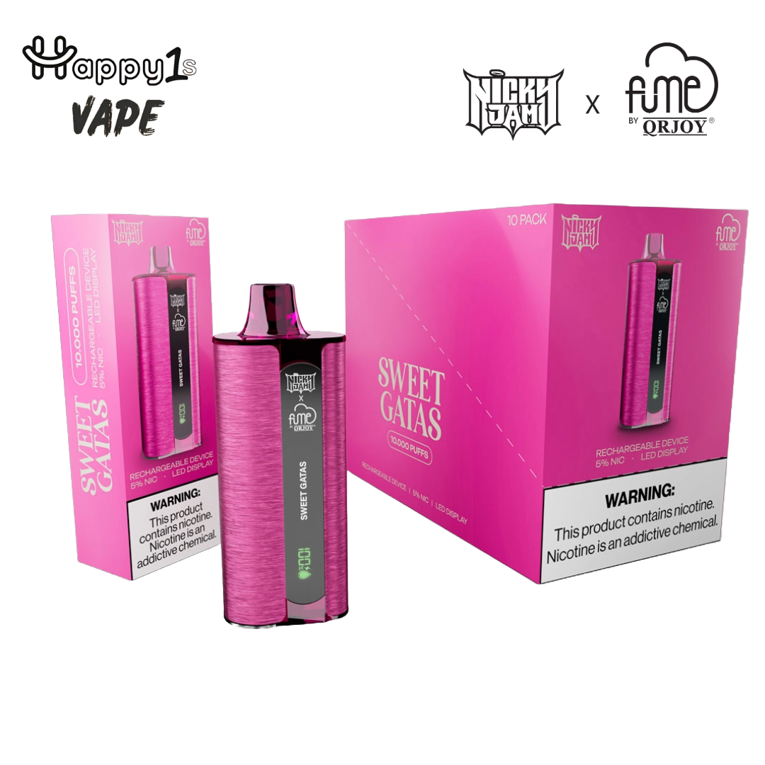 Nicky Jam x Fume NEW 10,000 PUFF - Sweet Gatas